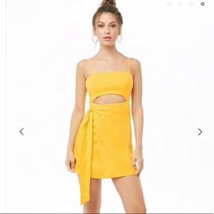 NEVER BEEN WORN. Mustard Sundress